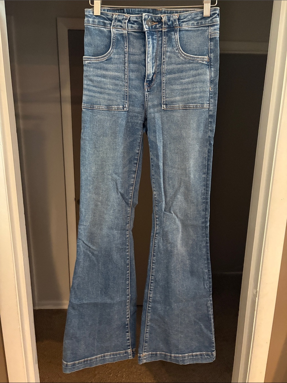American Eagle Medium Blue Flare Jeans